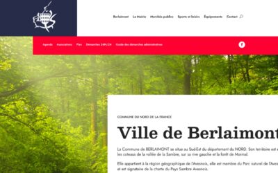 Refonte du site Internet de Berlaimont, commune du Nord de la France