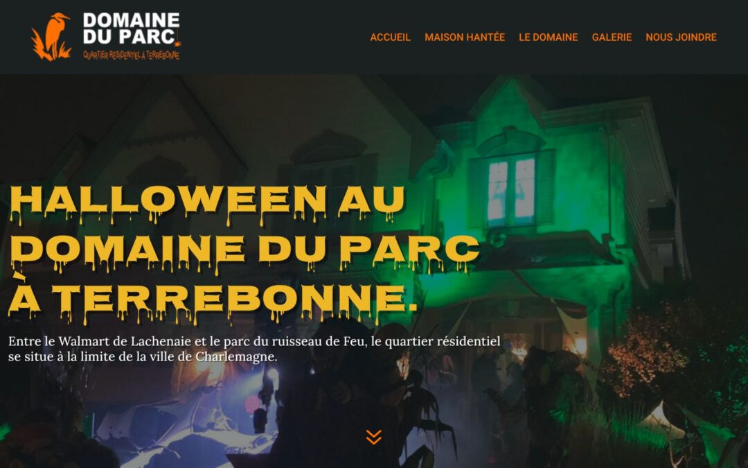 Halloween au Domaine du Parc de Terrebonne