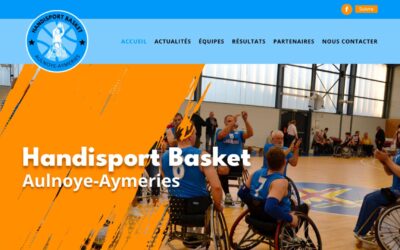 Création du site Internet de l’Handisport Basket Aulnoye-Aymeries