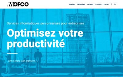 Refonte du site Internet de Mofco, prestataire de services informatiques pour entreprise à Laval